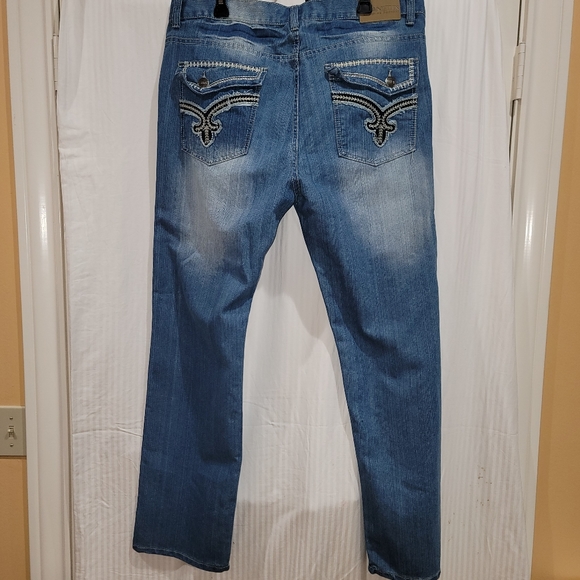 Jeanetix Designer Blue Jeans - Picture 3 of 5